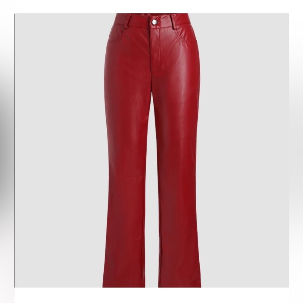 CIDER FAUX LEATHER PANTS